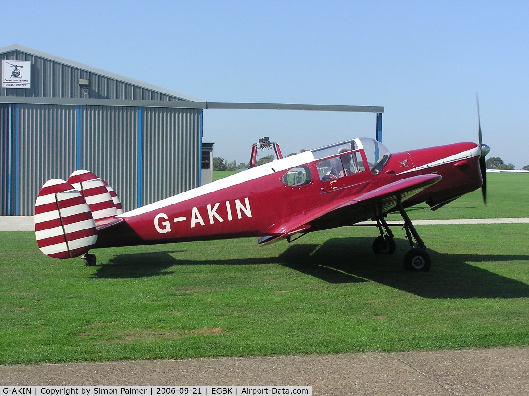 G-AKIN, 1947 Miles M38 Messenger 2A C/N 6728, Locally-based Messenger 2A at Sywell