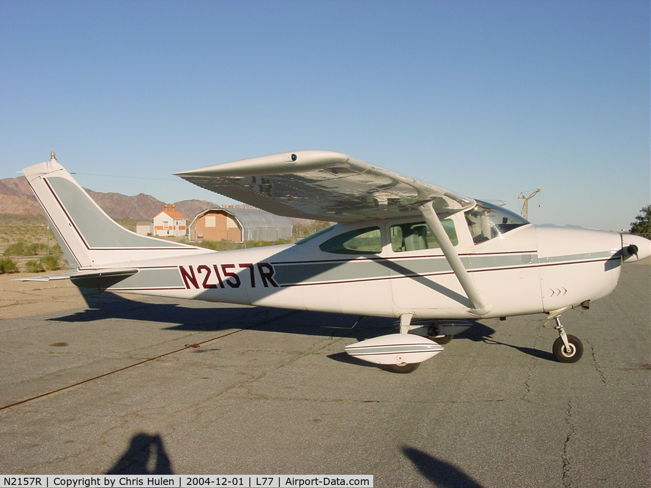 N2157R, 1964 Cessna 182G Skylane C/N 18255357, To see General Patton Museum at Chiriaco Summit airport, California