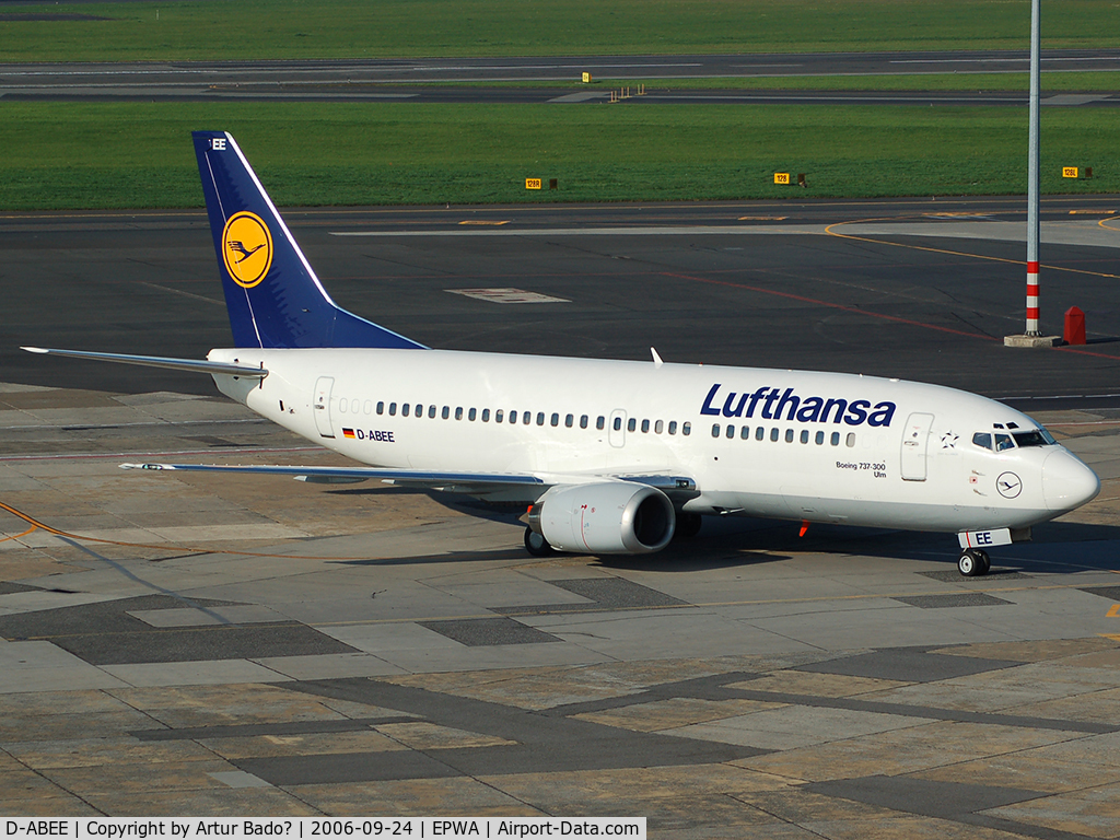 D-ABEE, 1991 Boeing 737-330 C/N 25216, Lufthansa