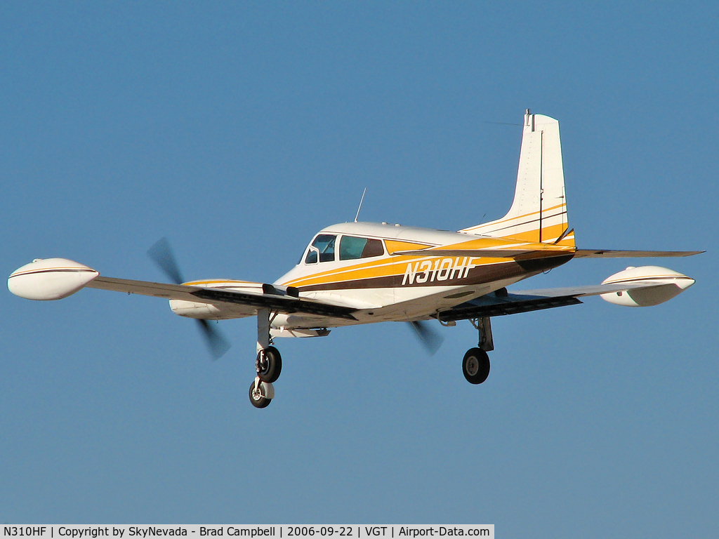 N310HF, 1956 Cessna 310 C/N 35457, Privately Owned - Las Vegas, Nevada / 1956 Cessna 310 - (Skyknight)