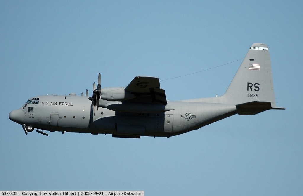 63-7835, Lockheed C-130E Hercules C/N 382-3905, Lockheed C-130 Hercules