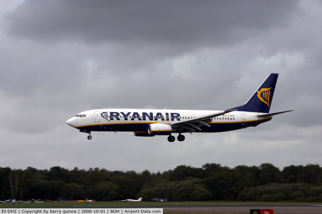 EI-DHZ, 2005 Boeing 737-8AS C/N 33583, RYANAIR 737