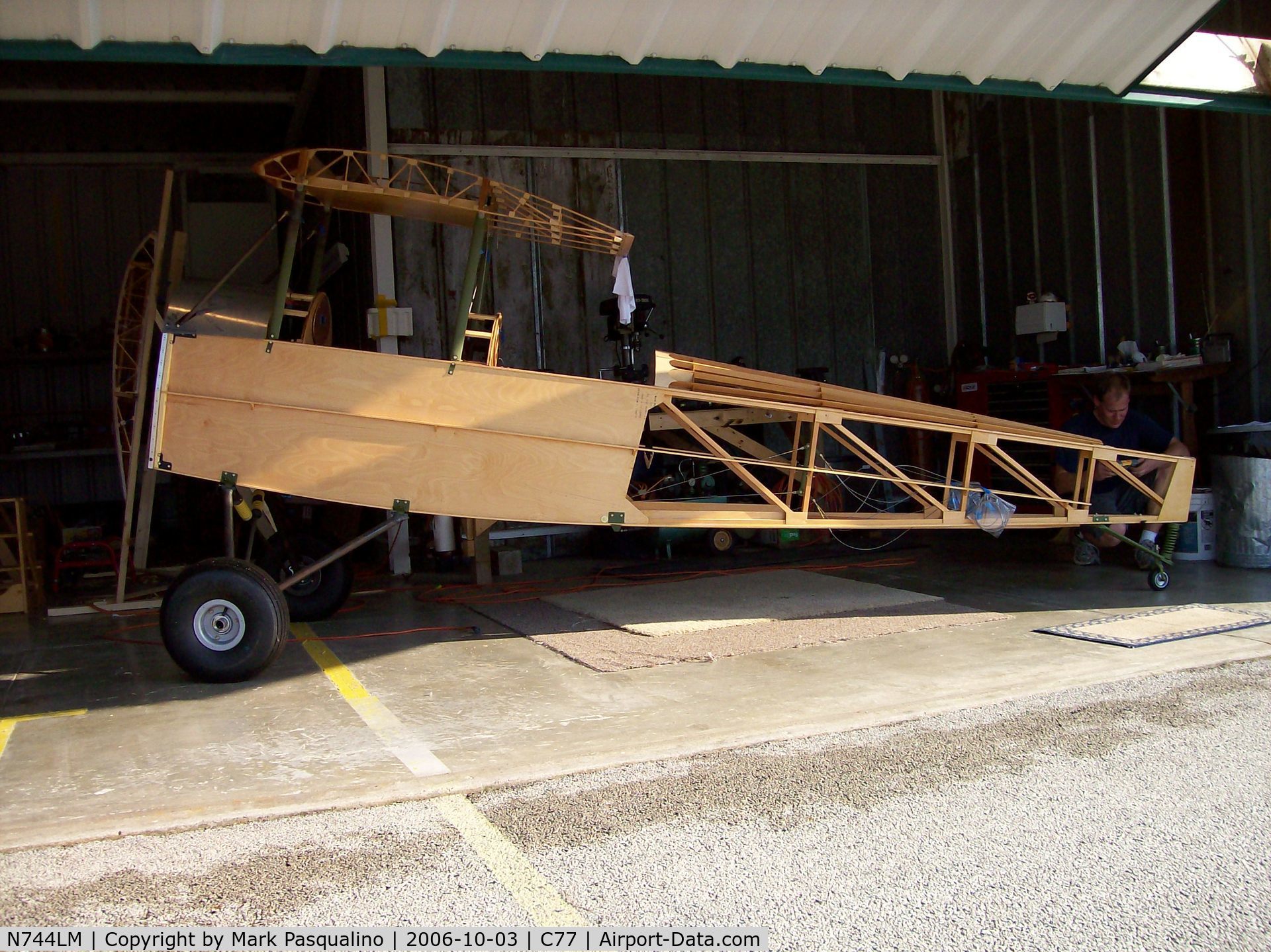 N744LM, 2008 Pietenpol Air Camper C/N KAS197402, Pietenpol project