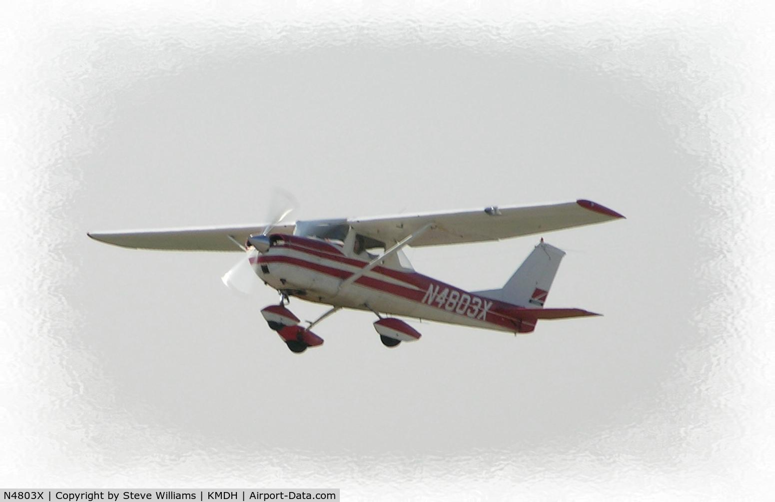 N4803X, 1966 Cessna 150G C/N 15064853, N4803X Departing 18R KMDH