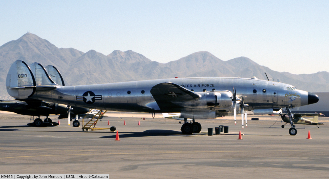 N9463, 1948 Lockheed VC-121B Constellation C/N 749-2602, Visiting SDL for the air show in November 1998