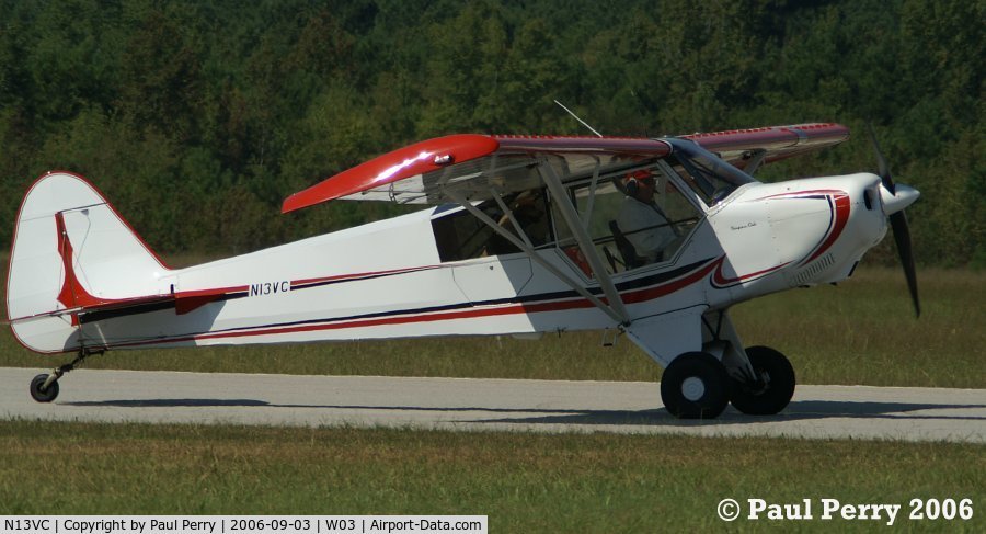 N13VC, 2004 Piper PA-18 Replica C/N 0002, I love fly-ins, always something new coming in