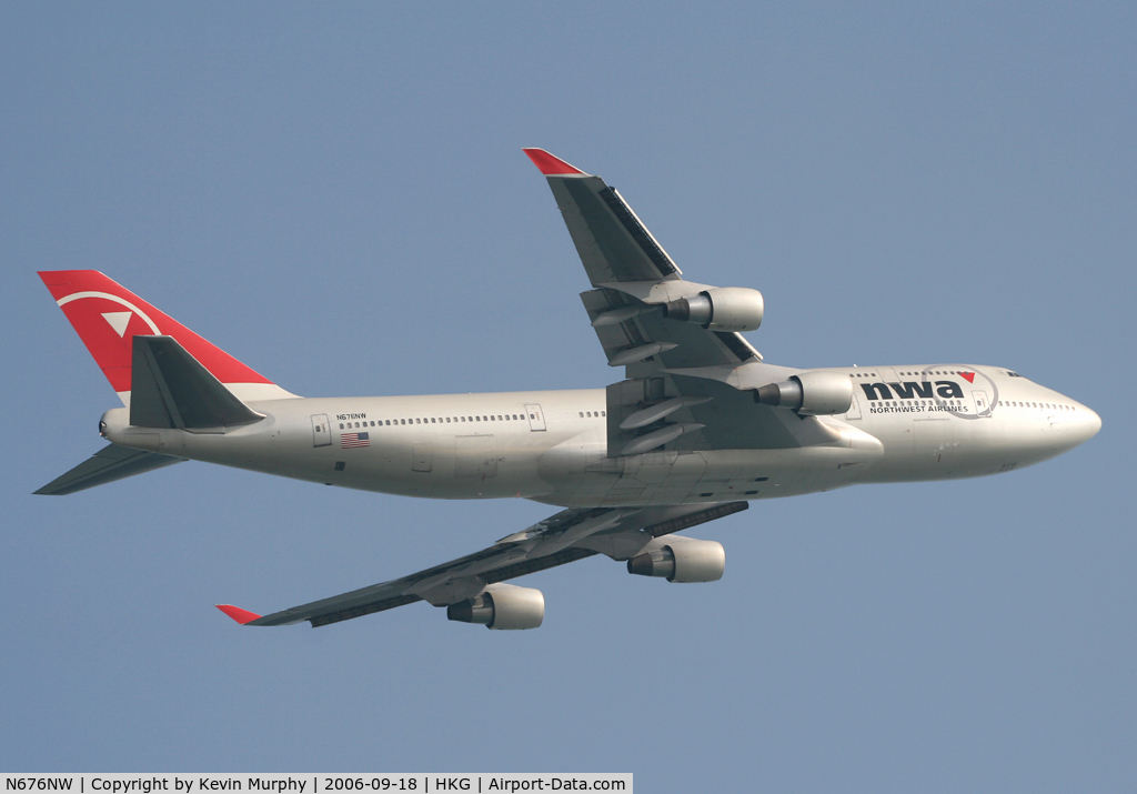 N676NW, 2002 Boeing 747-451 C/N 33002, Northwest 747