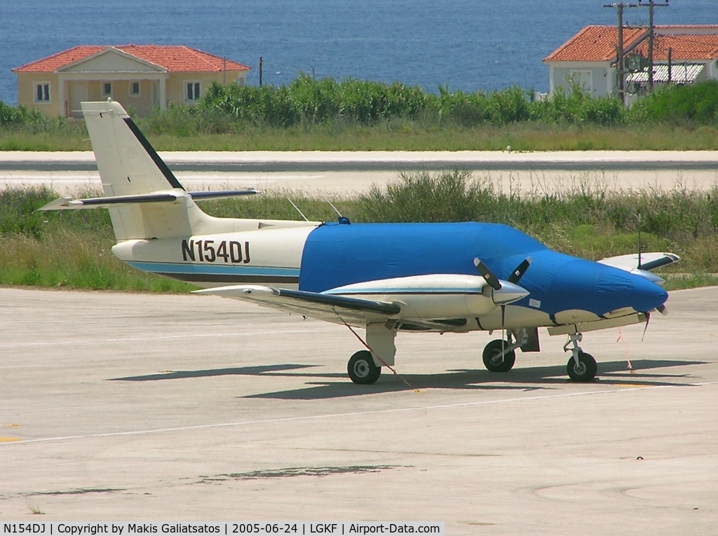 N154DJ, 1983 Cessna T303 Crusader C/N T303-00230, resting at EFL apron