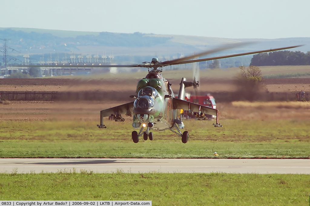 0833, Mil Mi-24V Hind E C/N 730833, Slovakia Air Force