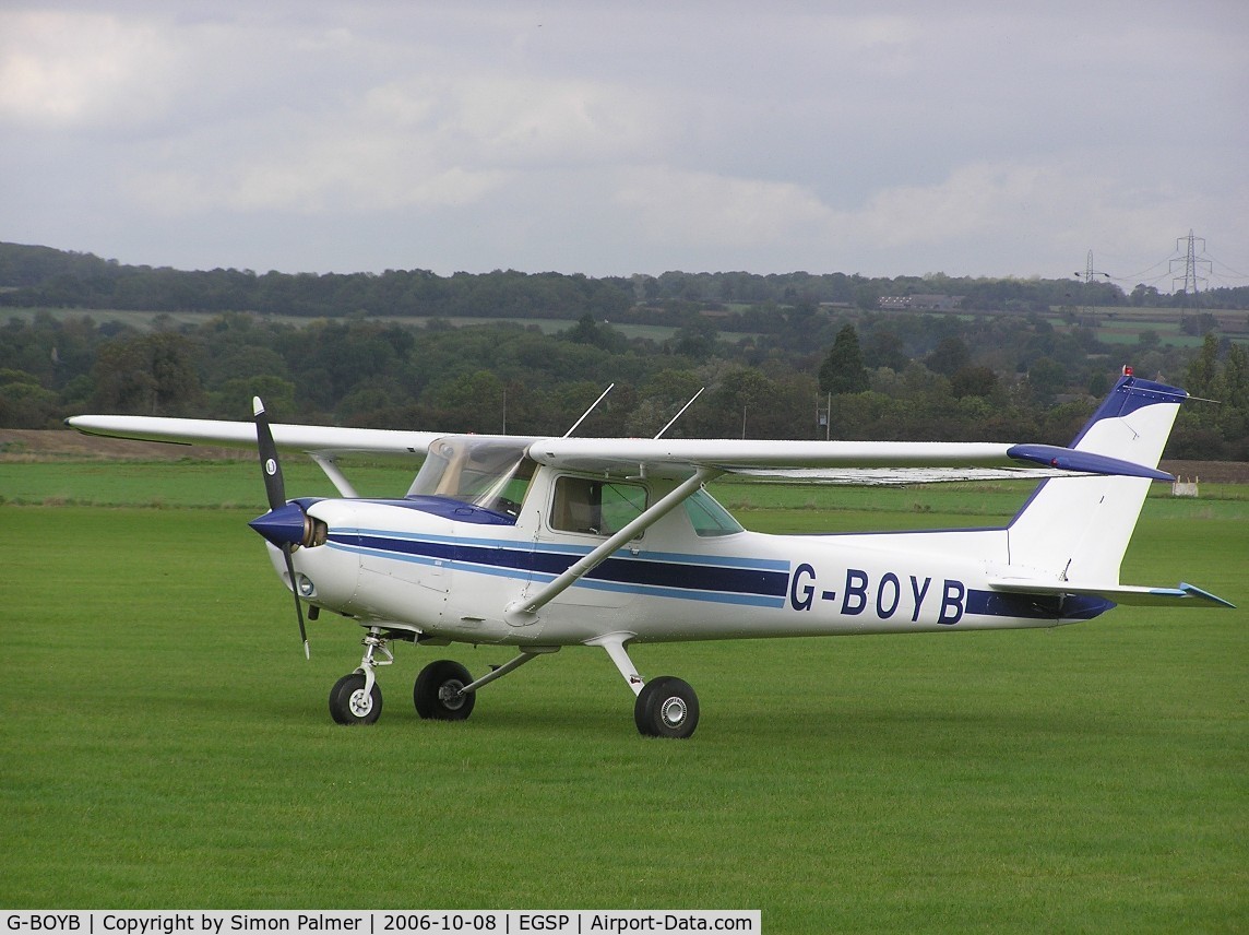 G-BOYB, 1980 Cessna A152 Aerobat C/N A152-0928, Cessna 152 at Sibson
