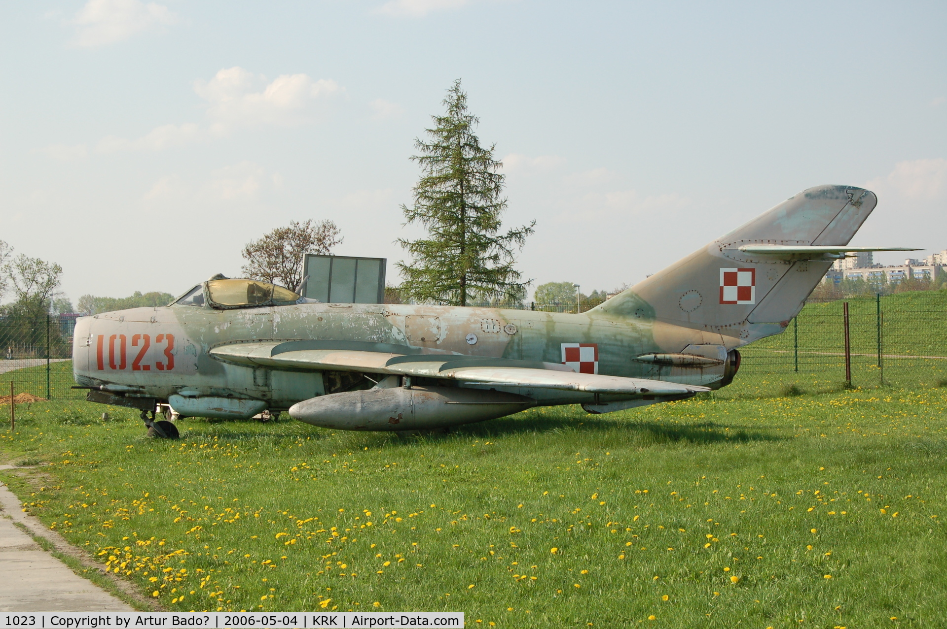 1023, PZL-Mielec Lim-5 (MiG-17F) C/N 1C1023, Poland Air Force