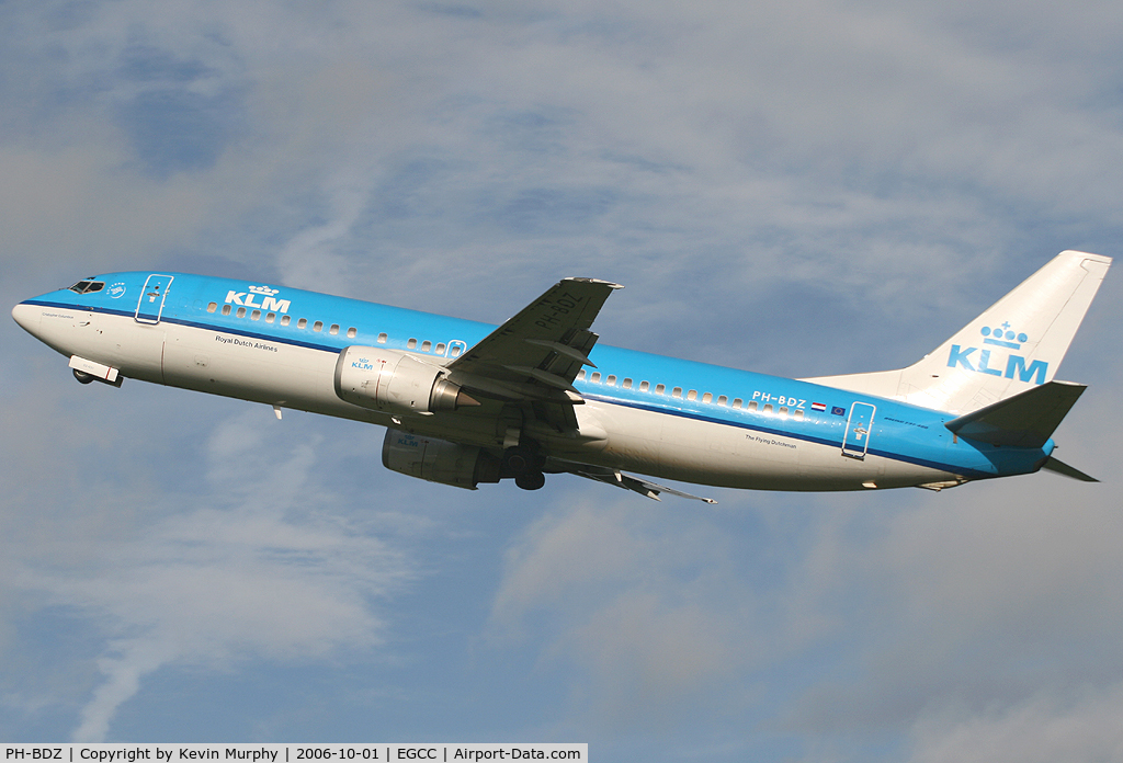 PH-BDZ, Boeing 737-406 C/N 25355, KLM 737