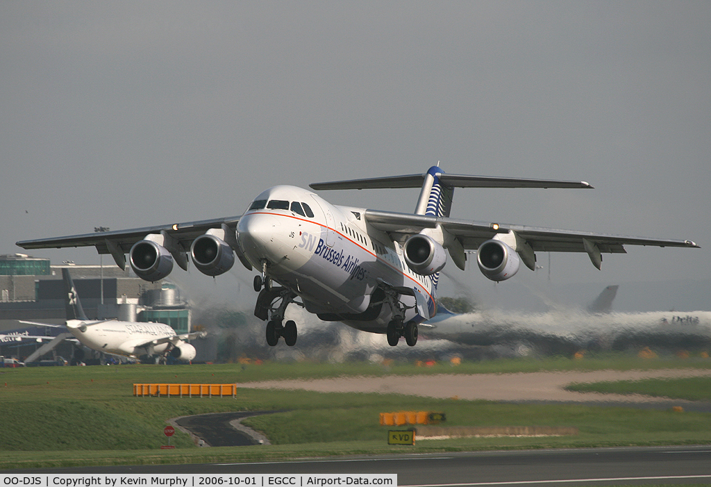 OO-DJS, 1996 British Aerospace Avro 146-RJ85 C/N E.2292, Belgian RJ