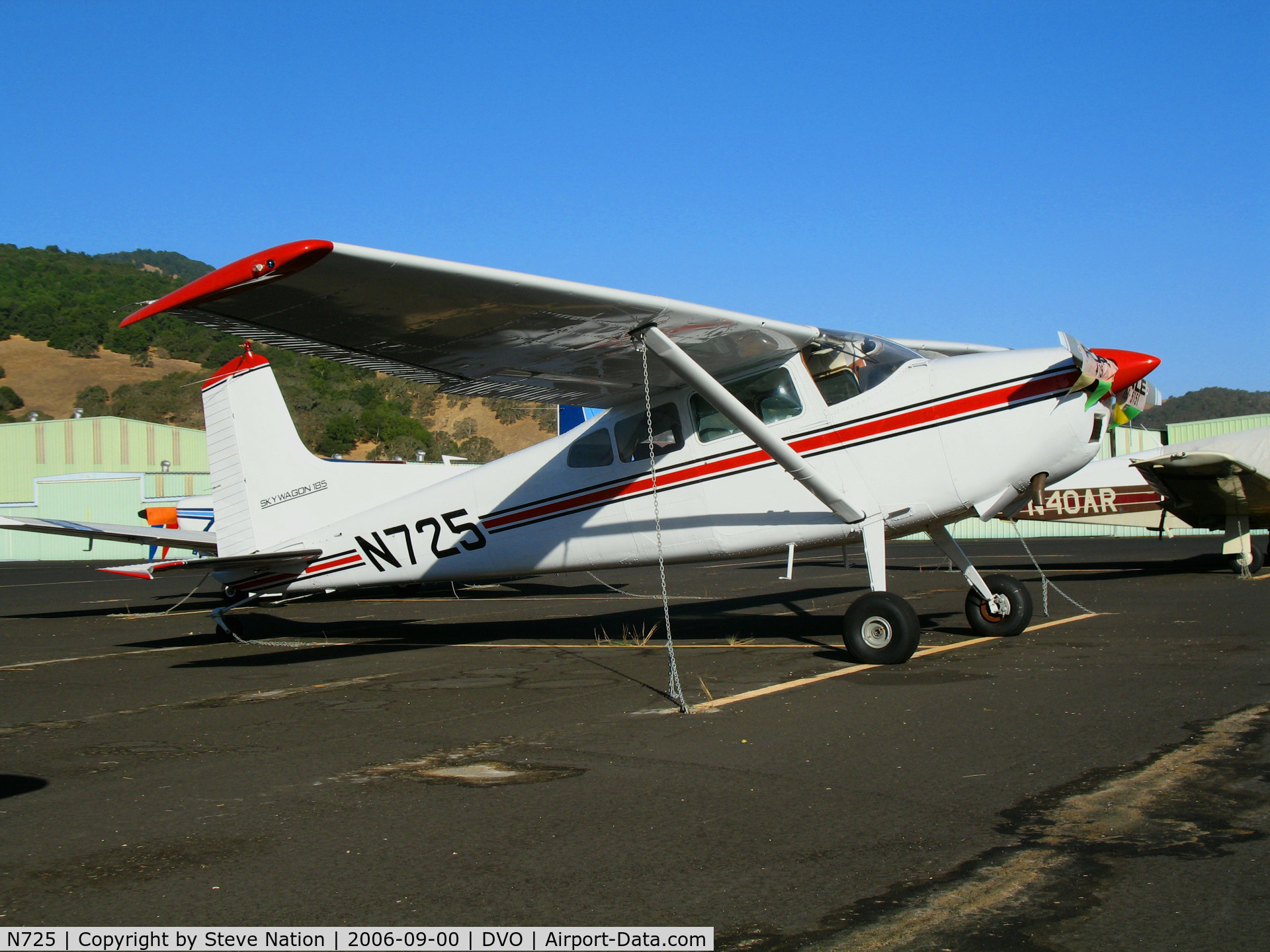 N725, 1964 Cessna 185C Skywagon C/N 185-0737, 1964 Cessna 185 (ex Dept. of Interior) @ Gnoss Field (Novato), CA