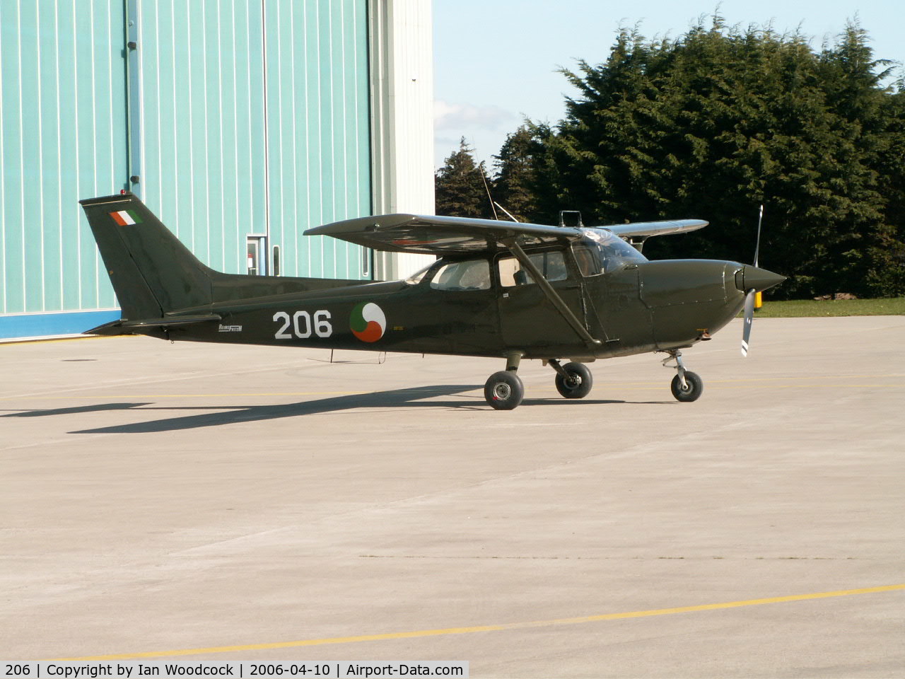 206, 1972 Reims FR172H Reims Rocket C/N 0346, Cessna FR.172H Irish Air Corps at Baldonnel/Casement