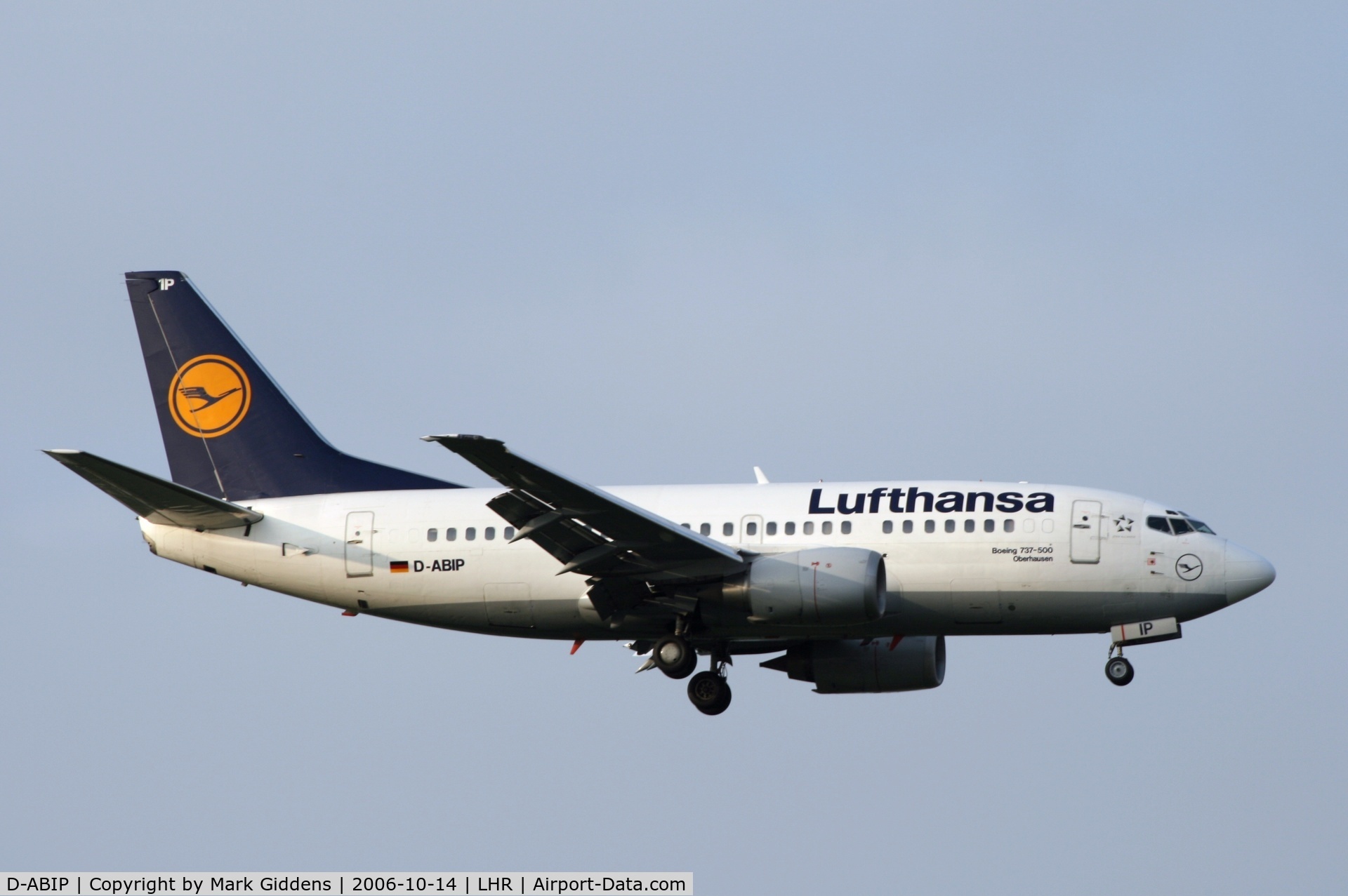 D-ABIP, 1991 Boeing 737-530 C/N 24940, Lufthansa Boeing 737-530