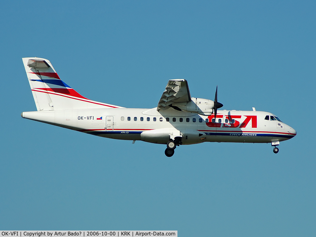 OK-VFI, 1990 ATR 42-320 C/N 173, CSA
