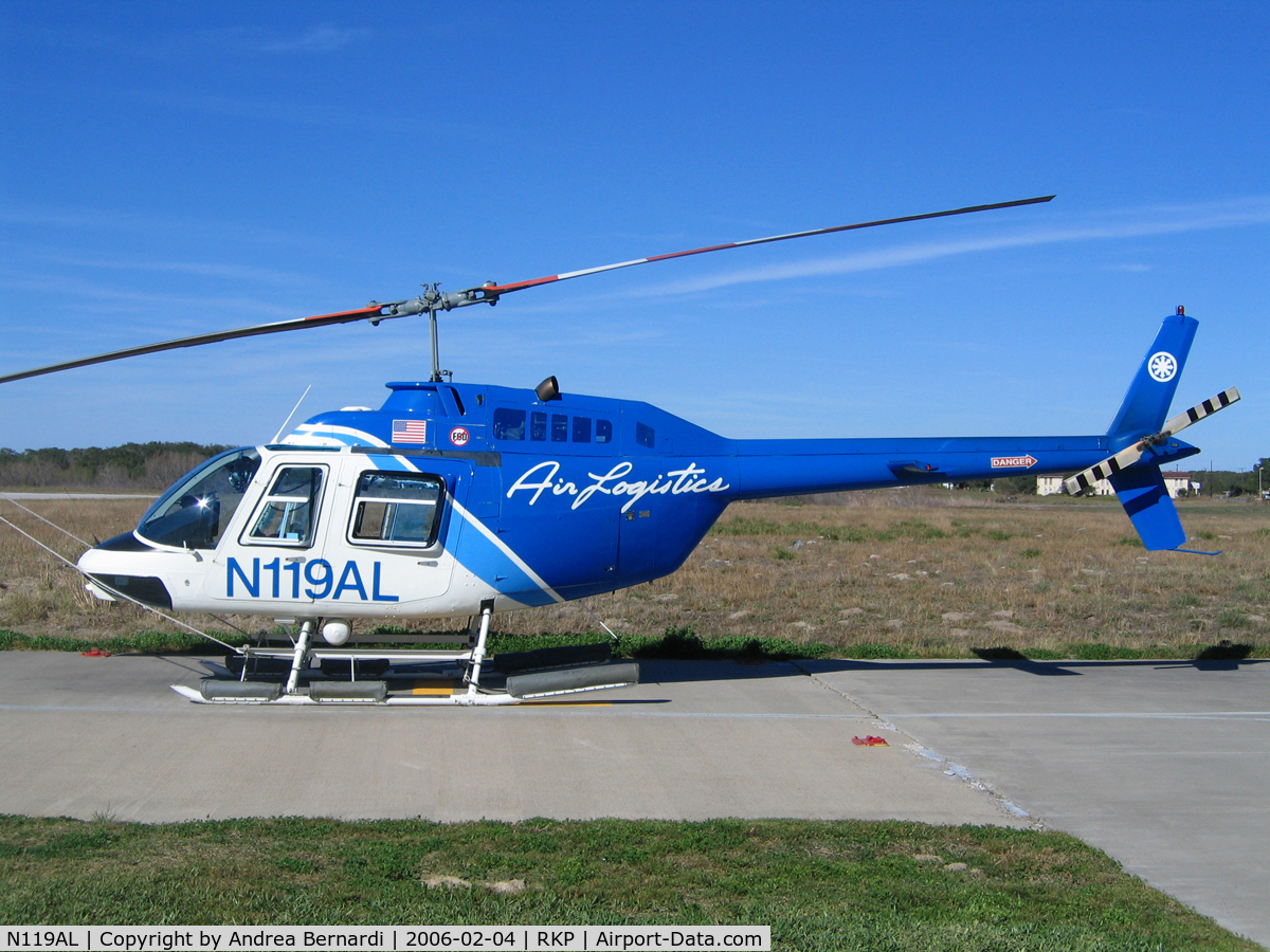 N119AL, 1983 Bell 206B JetRanger III C/N 3765, @ home-base