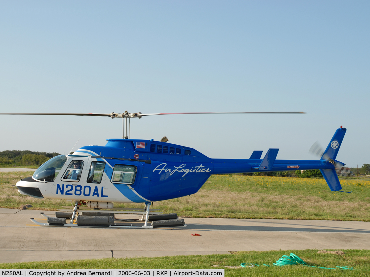 N280AL, Bell 206L-4 LongRanger IV LongRanger C/N 52315, @ home-base