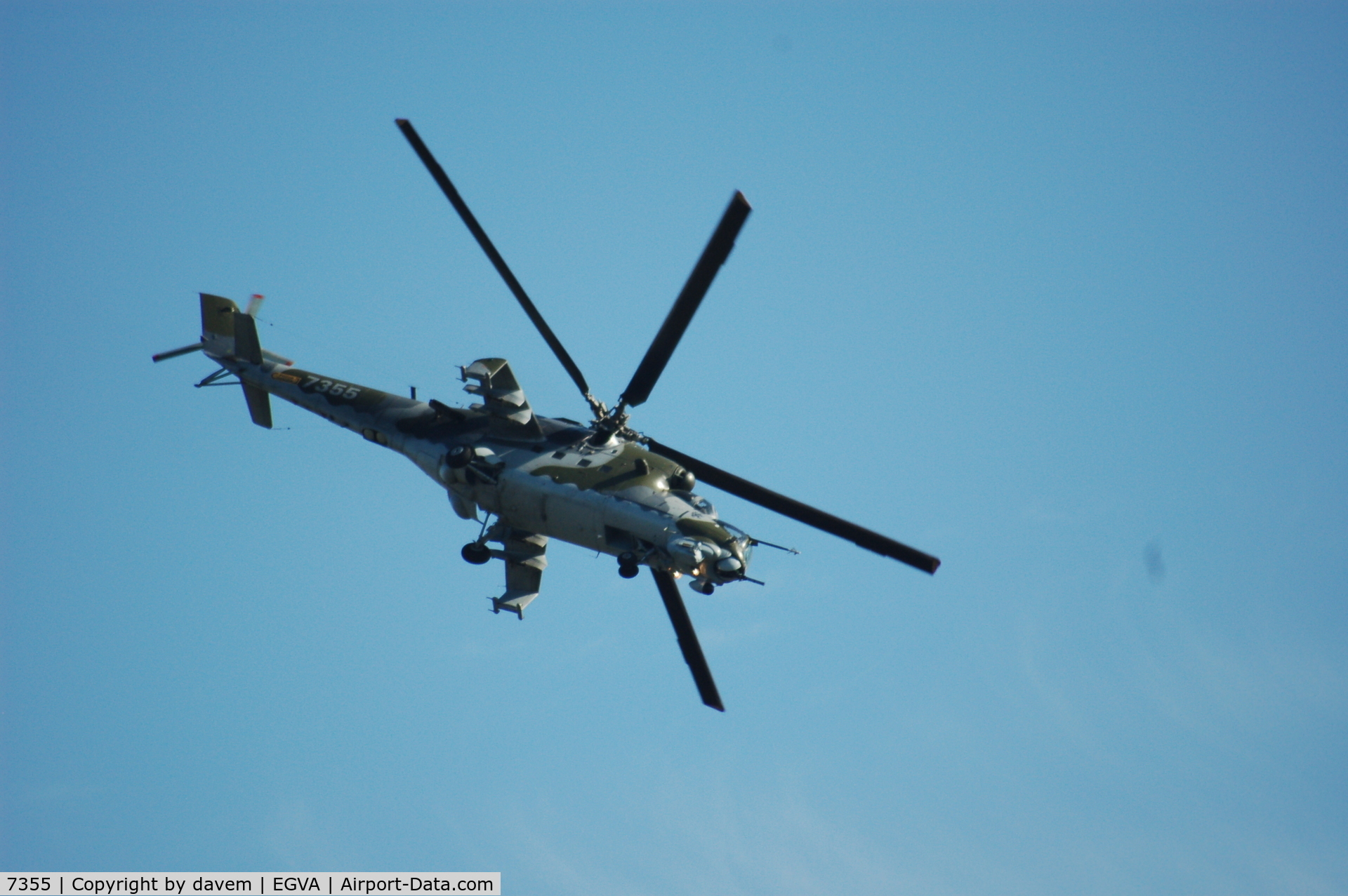 7355, Mil Mi-24V Hind E C/N 087355, Czeck Mil24