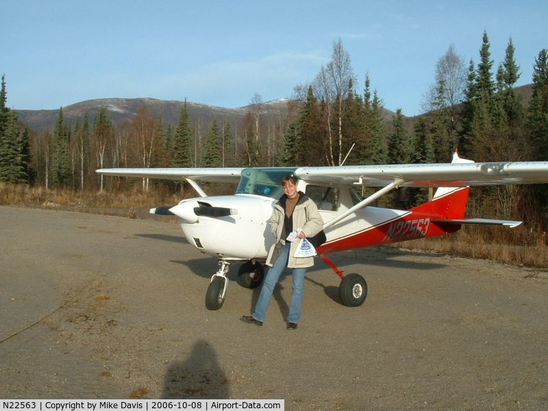 N22563, 1968 Cessna 150H C/N 15068364, At Chena Hot Springs resort north of Fairbanks, AK.
