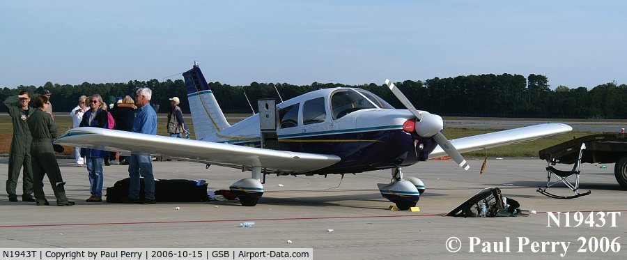 N1943T, 1971 Piper PA-28-180 Cherokee C/N 28-7105156, After a long day, packing up to leave Goldsboro, NC
