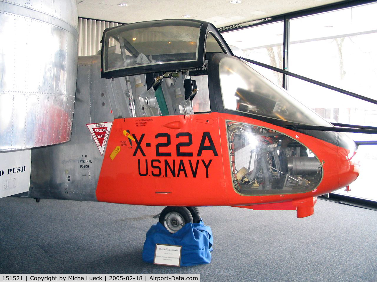 151521, 1966 Bell X-22A C/N 151521, The amazing Bell X22A vertical STOL aircraft, preserved in Niagara Falls