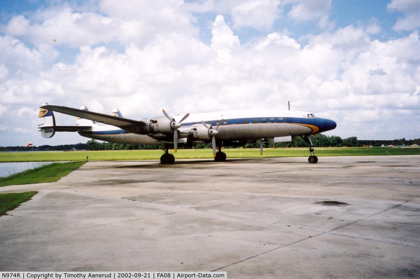 N974R, 1957 Lockheed L-1649A-98 Starliner C/N 1040, Parked at Fantasy of Flight