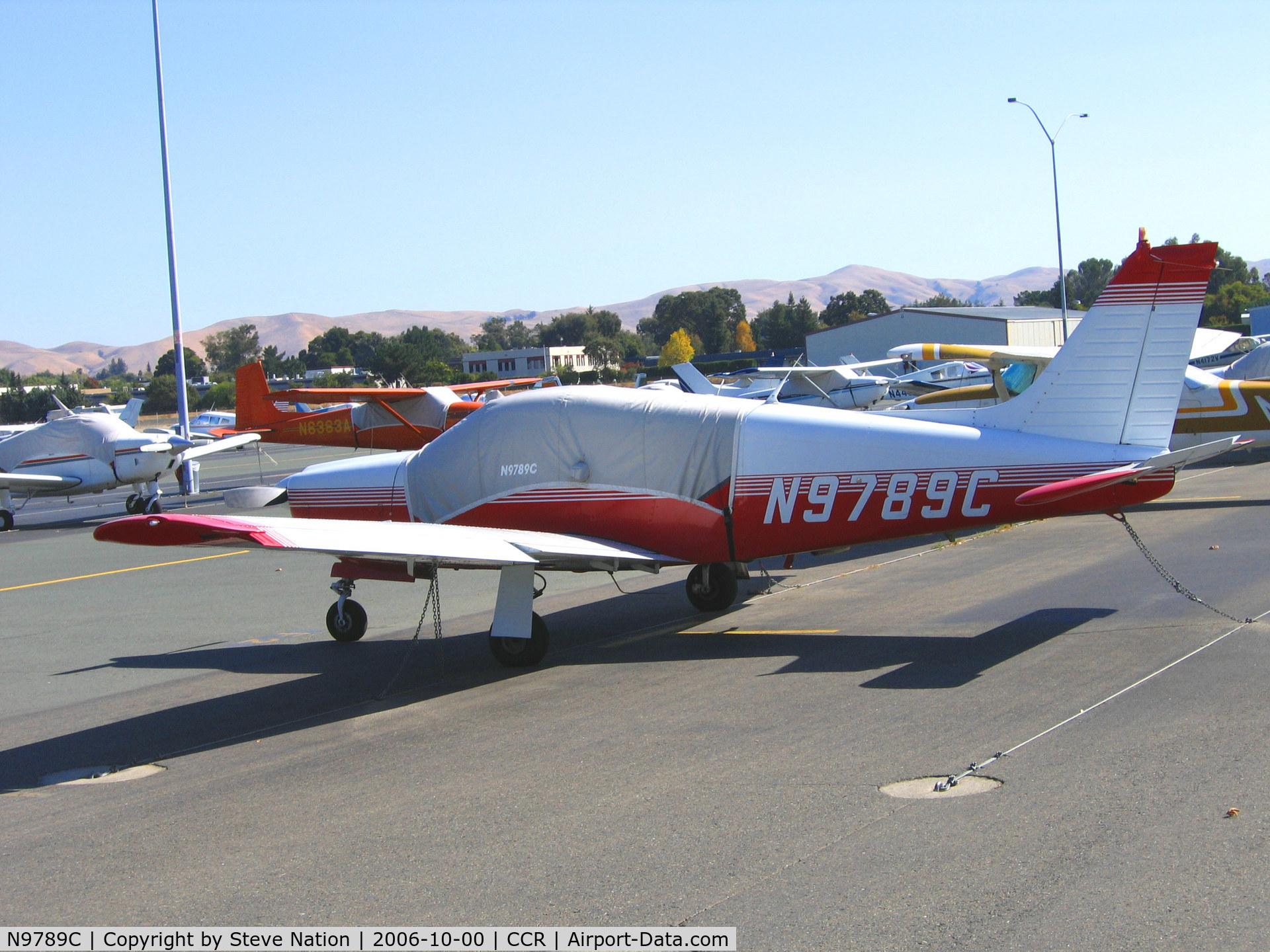 N9789C, 1978 Piper PA-28R-201 Cherokee Arrow III C/N 28R-7837221, 1978 Piper PA-28R-201 with cockpit covered @ Buchanan Field (Concord), CA