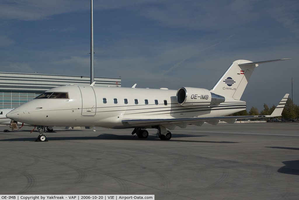 OE-IMB, 2004 Bombardier Challenger 604 (CL-600-2B16) C/N 5585, Cirrus Canadair CL600 Challenger