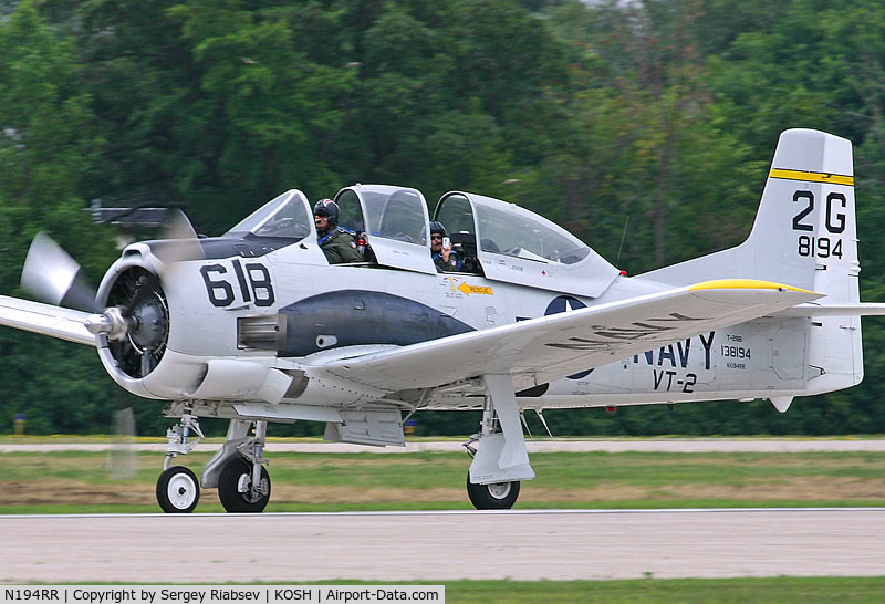 N194RR, North American T-28B Trojan C/N 200-265 (138194), EAA AirVenture 2005