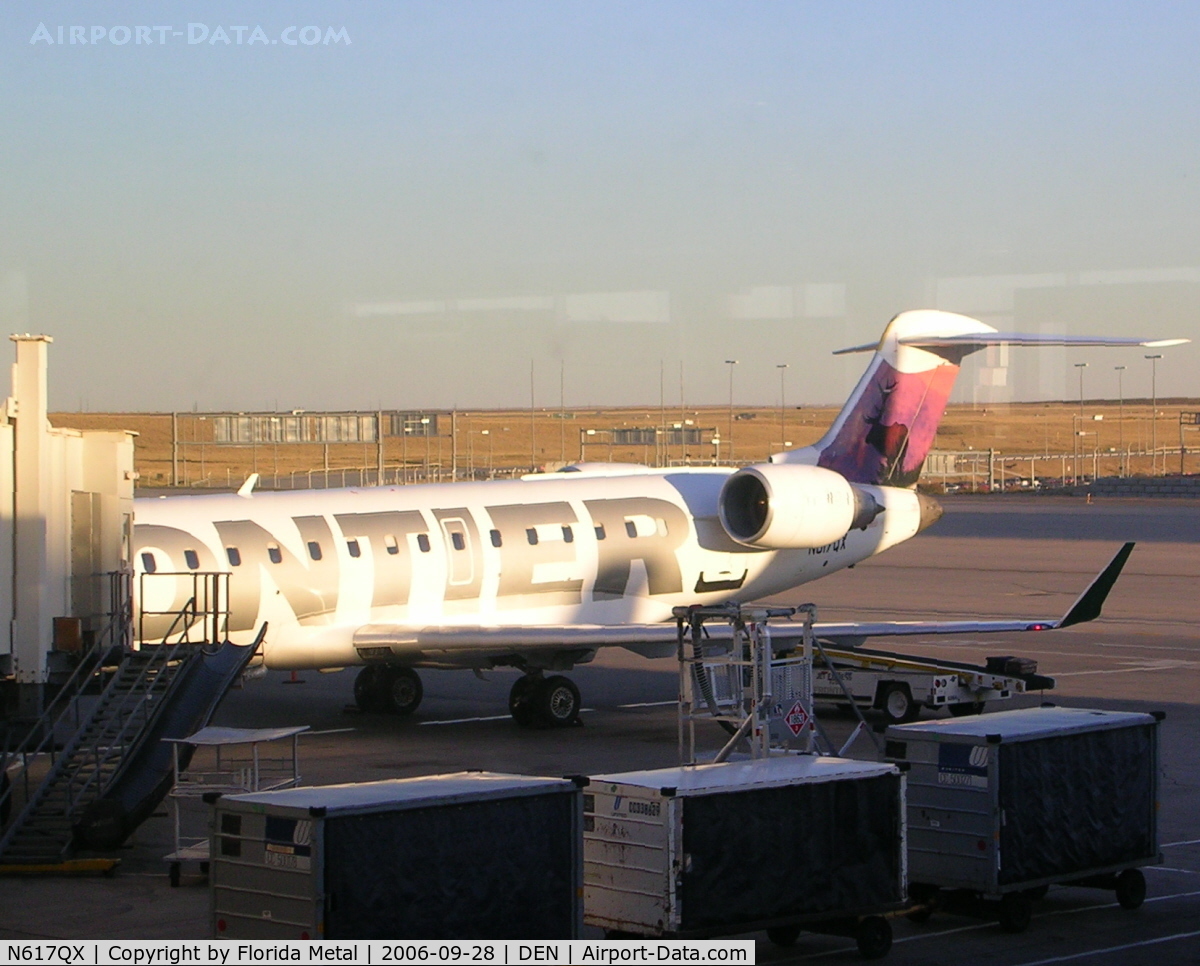 N617QX, 2003 Bombardier CRJ-701 (CL-600-2C10) Regional Jet C/N 10130, Frontier Jet Express
