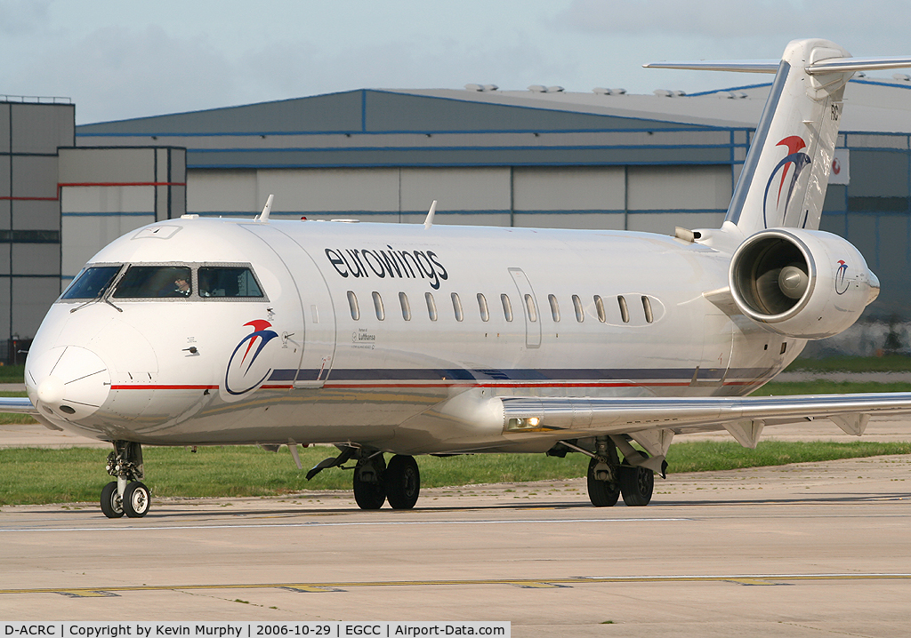 D-ACRC, 2001 Canadair CRJ-200ER (CL-600-2B19) C/N 7573, Eurowings CRJ