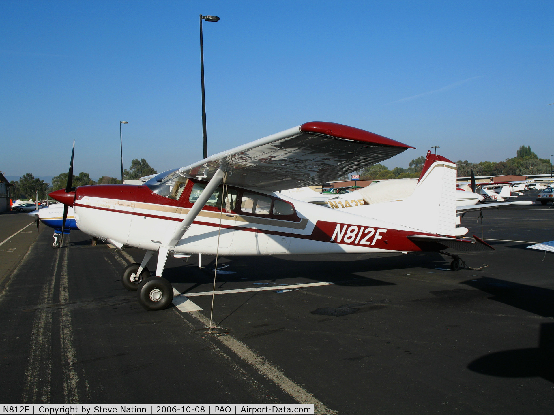N812F, 1977 Cessna A185F Skywagon 185 C/N 18503277, Another shot of 1977 Cessna A185F @ Palo Alto Airport, CA