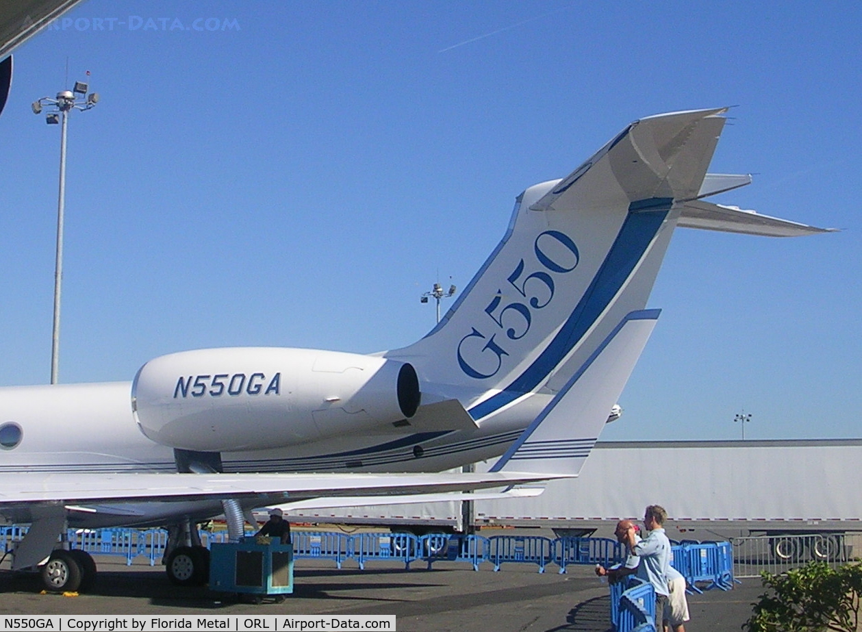 N550GA, 2004 Gulfstream Aerospace GV-SP (G550) C/N 5043, NBAA 2005