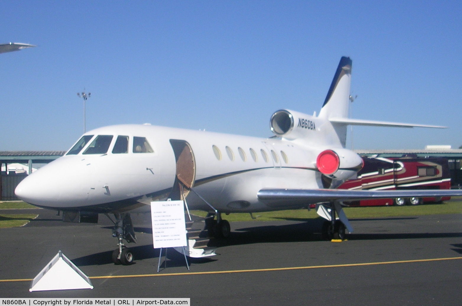 N860BA, 1984 Dassault-Breguet Falcon 50 C/N 142, NBAA 2005