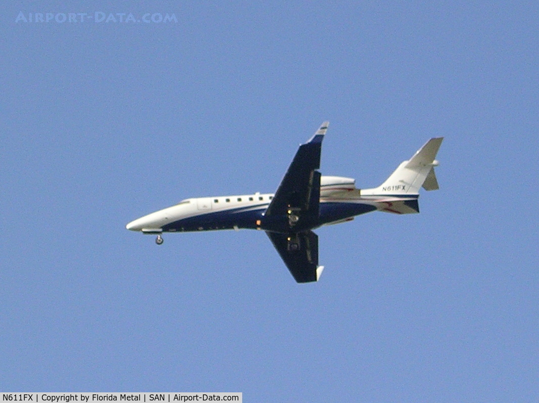 N611FX, 2005 Learjet 45 C/N 2037, Balboa