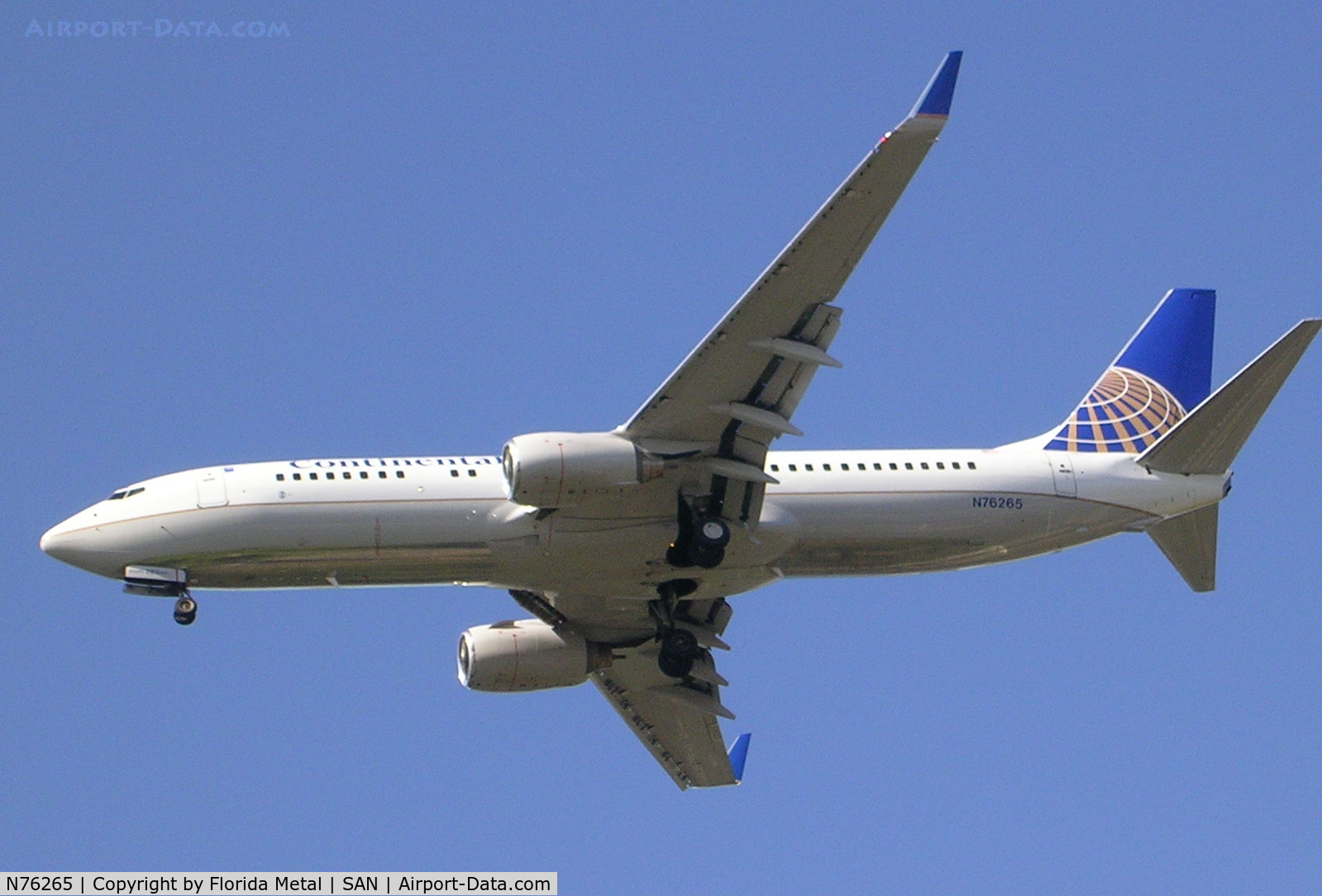 N76265, 2001 Boeing 737-824 C/N 31585, Balboa Park