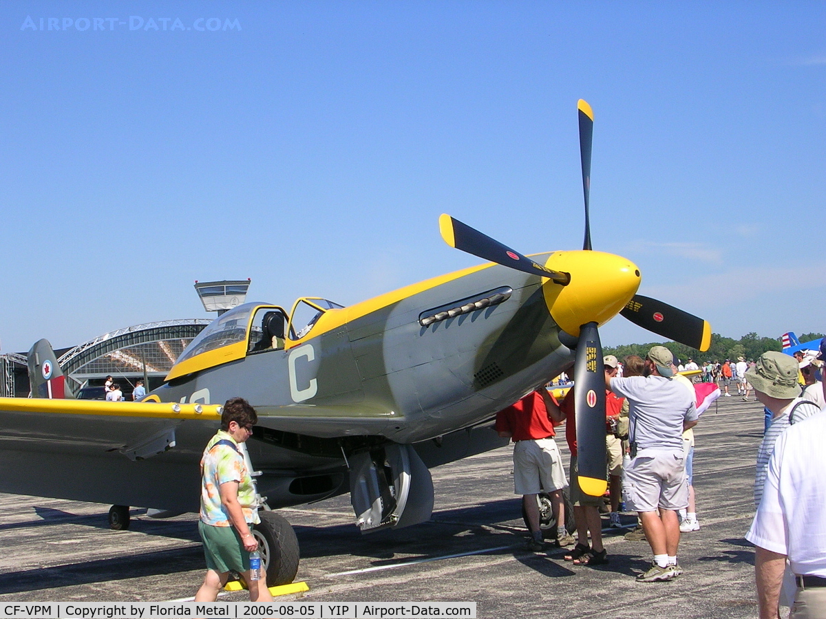 CF-VPM, 1944 North American P-51D Mustang C/N 122-39922, Warbird Airshow