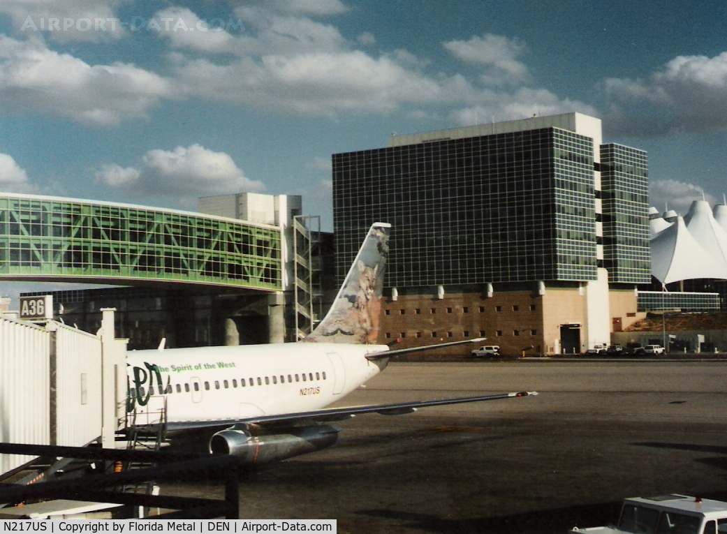 N217US, 1969 Boeing 737-201 C/N 20215, Frontier in 1996
