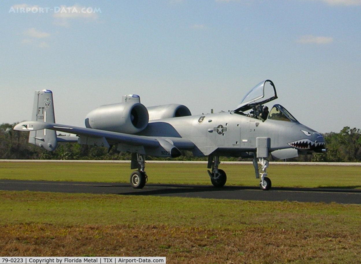 79-0223, 1979 Fairchild Republic A-10A Thunderbolt II C/N A10-0487, A-10 at TIX