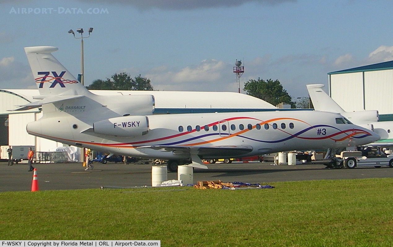 F-WSKY, 2007 Dassault Falcon 7X C/N 3, NBAA 2005