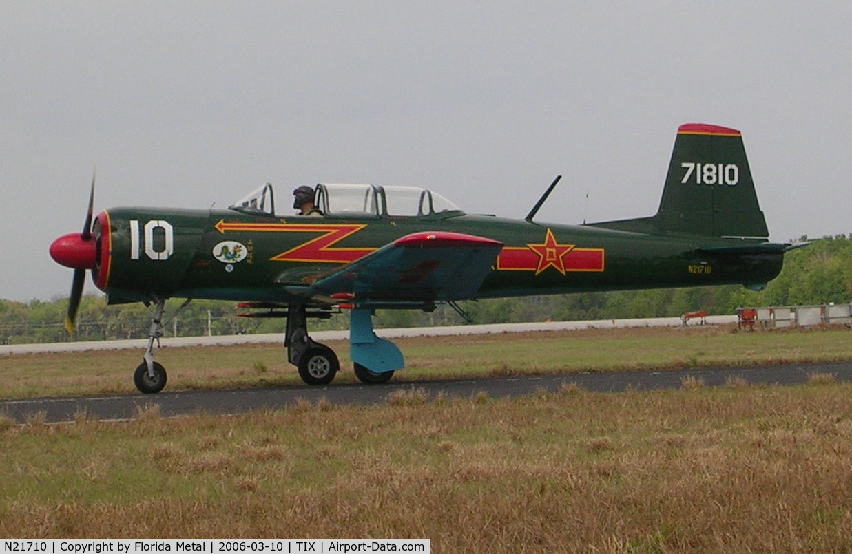 N21710, 1969 Nanchang CJ-6A C/N 2532059, Chinese plane