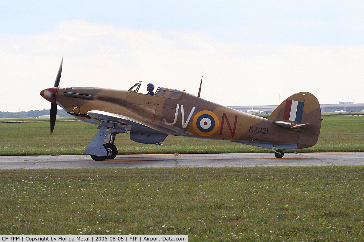 CF-TPM, 1943 Hawker Hurricane IV C/N KZ321, Hurricane