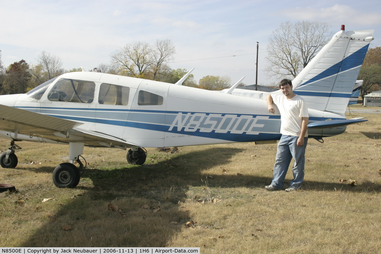 N8500E, 1976 Piper PA-28-151 C/N 28-7615137, Me and my first flight