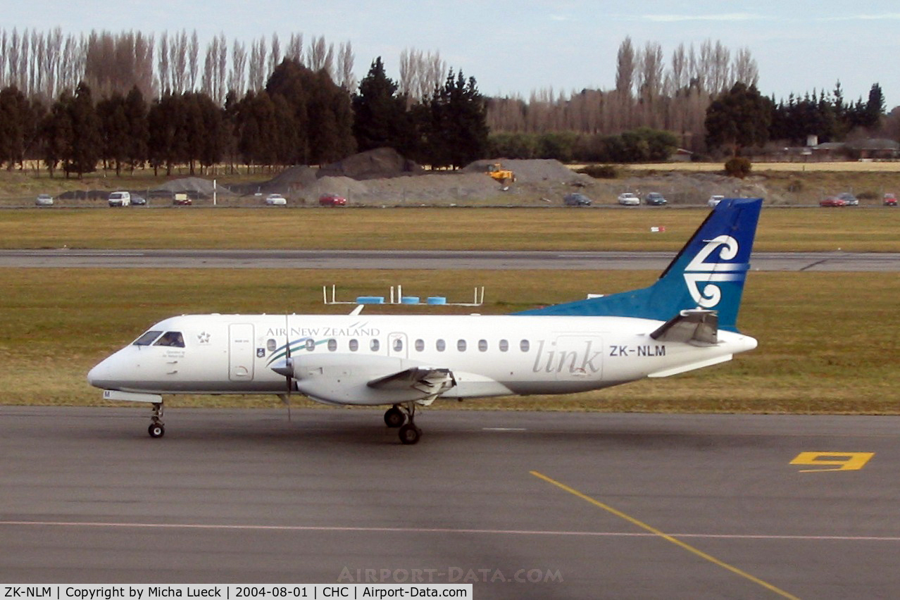 ZK-NLM, Saab SF340A C/N 340A-038, Just arrived in the Garden City