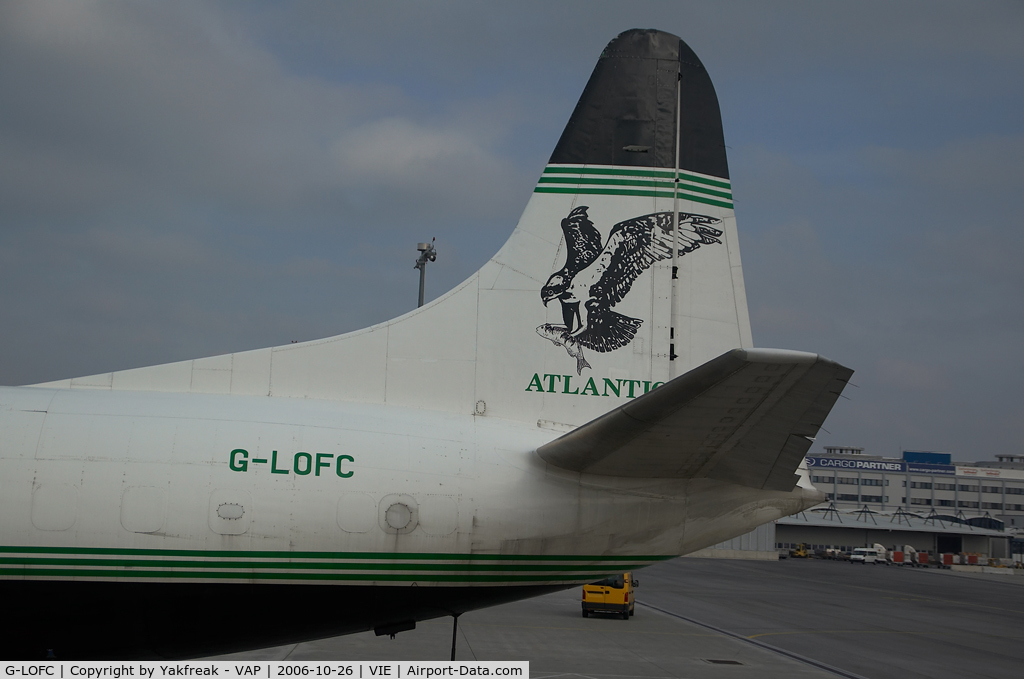 G-LOFC, 1959 Lockheed L-188C(F) Electra C/N 1100, Atlantic Airlines Lockheed L188 Electra