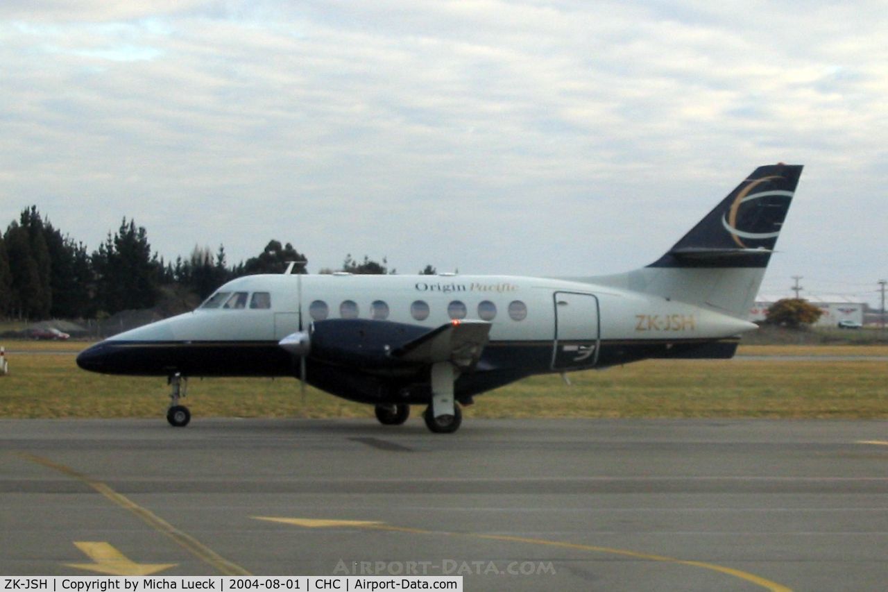 ZK-JSH, 1988 British Aerospace BAe-3109 Jetstream 31 C/N 838, Taxiing to the gate