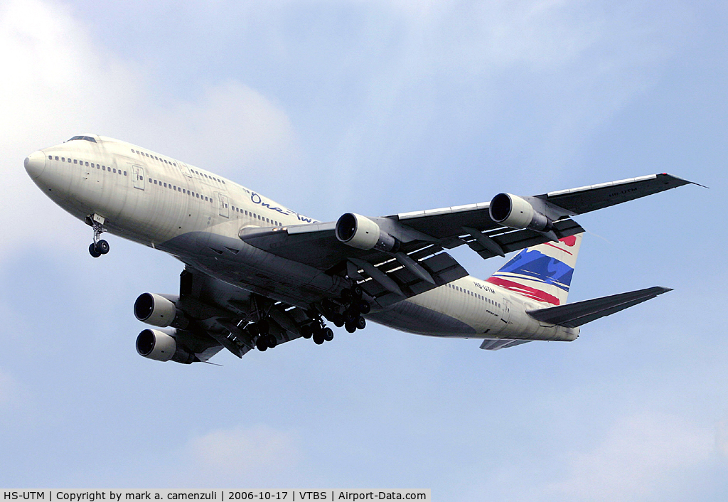 HS-UTM, 1986 Boeing 747-146B/SR/SUD C/N 23637, B.747