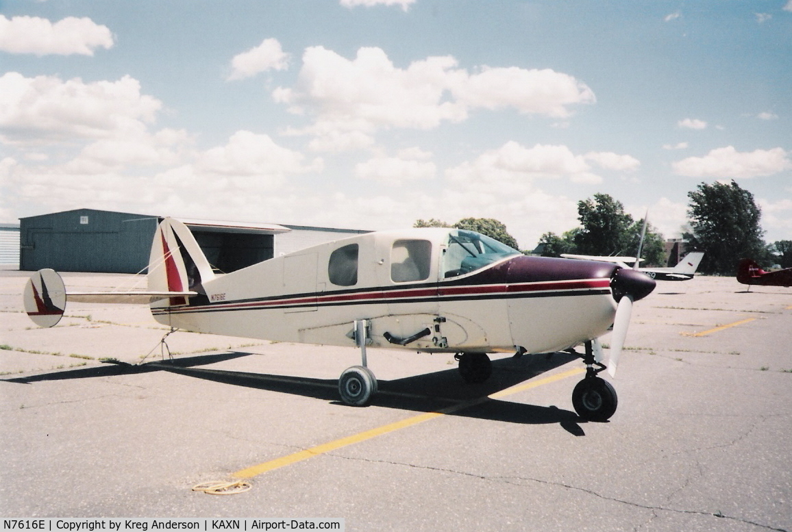 N7616E, 1959 Downer Bellanca 14-19-3 C/N 4118, Wing chopped off due to rotting